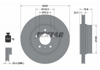 Disco de freno 92141603 Textar