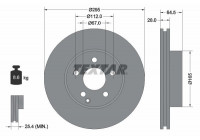 Disco de freno 92163205 Textar
