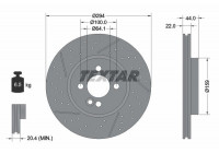 Disco de freno 92196703 Textar