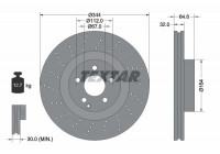 Disco de freno 92224605 Textar