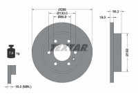 Disco de freno 92301003 Textar
