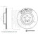 Disco de freno ADBP430095 Blue Print, Miniatura 3