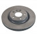 Disco de freno ADF124372 Blue Print