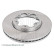 disco de freno ADT343314 Blue Print, Miniatura 4