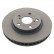 Disco de freno ADT34380 Blue Print