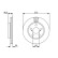 Disco de freno BD1261 Bosch, Miniatura 5