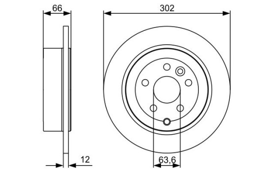 Disco de freno BD1372 Bosch, Imagen 5