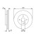 Disco de freno BD1386 Bosch, Miniatura 5