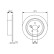 Disco de freno BD1456 Bosch