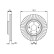 Disco de freno BD1527 Bosch, Miniatura 5