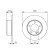 Disco de freno BD1546 Bosch, Miniatura 6