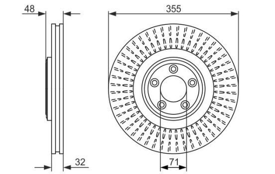 Disco de freno BD1584 Bosch, Imagen 5