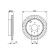 Disco de freno BD1587 Bosch
