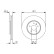 Disco de freno BD1679 Bosch, Miniatura 5