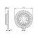 Disco de freno BD1804 Bosch