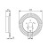 Disco de freno BD1815 Bosch, Miniatura 5