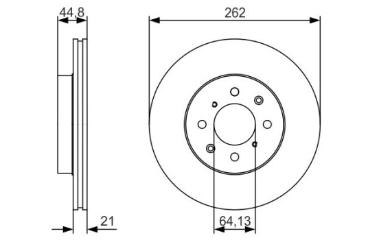 Disco de freno BD1877 Bosch, Imagen 5