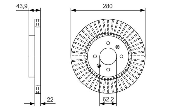 Disco de freno BD2006 Bosch, Imagen 5