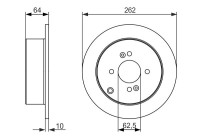 Disco de freno BD2108 Bosch