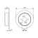 Disco de freno BD2108 Bosch