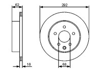 Disco de freno BD2112 Bosch