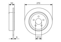 Disco de freno BD2139 Bosch