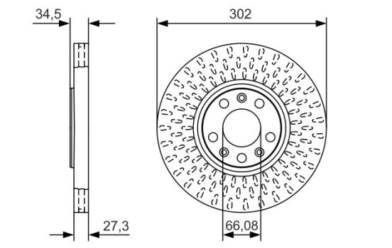Disco de freno BD2148 Bosch, Imagen 5