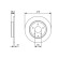 Disco de freno BD2161 Bosch, Miniatura 5