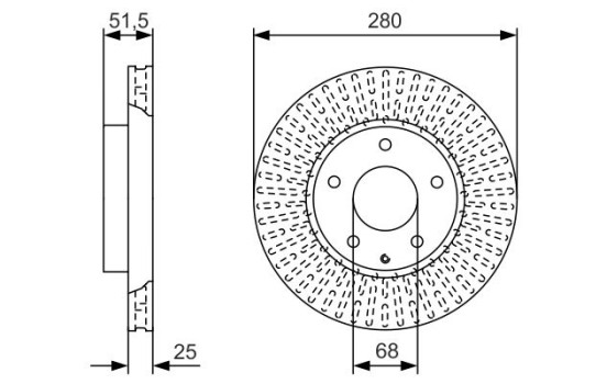 Disco de freno BD2175 Bosch, Imagen 5