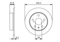 Disco de freno BD2183 Bosch