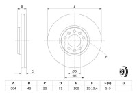DISCO DE FRENO BD2192 Bosch