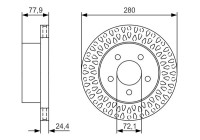 Disco de freno BD2399 Bosch