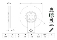 Disco de freno BD2799 Bosch