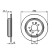 Disco de freno BD478 Bosch