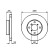 Disco de freno BD741 Bosch, Miniatura 5