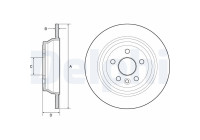 Disco de freno BG4656C Delphi