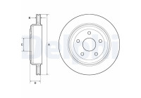 Disco de freno BG4802C Delphi