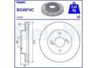 Disco de freno BG4974C Delphi