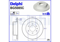 Disco de freno BG5085C Delphi