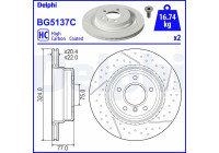 Disco de freno BG5137C Delphi