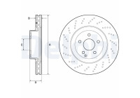 Disco de freno BG9188C Delphi