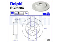 Disco de freno BG9620C Delphi