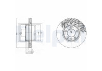 Disco de freno BG9949 Delphi