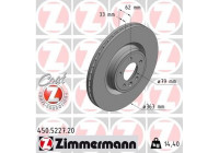 Disco de freno COAT Z 450.5227.20 Zimmermann