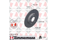Disco de freno COAT Z 470.5410.20 Zimmermann