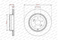 Disco de freno DDF3349C Ferodo