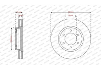 Disco de freno DDF3358C Ferodo
