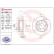 Disco de freno delantero 08.3069.14 Brembo, Miniatura 4