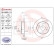 Disco de freno delantero 08580310 Brembo, Miniatura 4