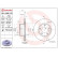 Disco de freno delantero 09.4486.20 Brembo, Miniatura 4